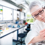 Young tech tunes her microscope