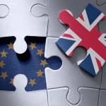 Brexit jigsaw puzzle concept