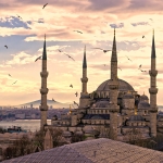 The Blue Mosque, Istanbul, Turkey.