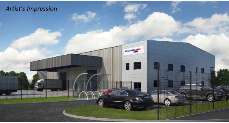 Brenntag in the North East: major development under way
