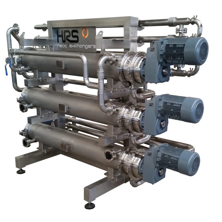 New HRS multi-pass heat exchanger improves heat transfer of viscous materials