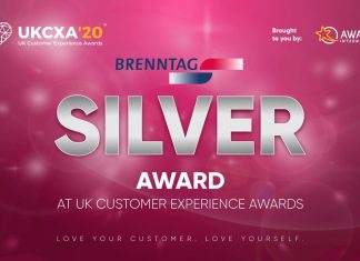 Brenntag wins UKCXA’20 Silver Award in the B2B Customer Experience Category