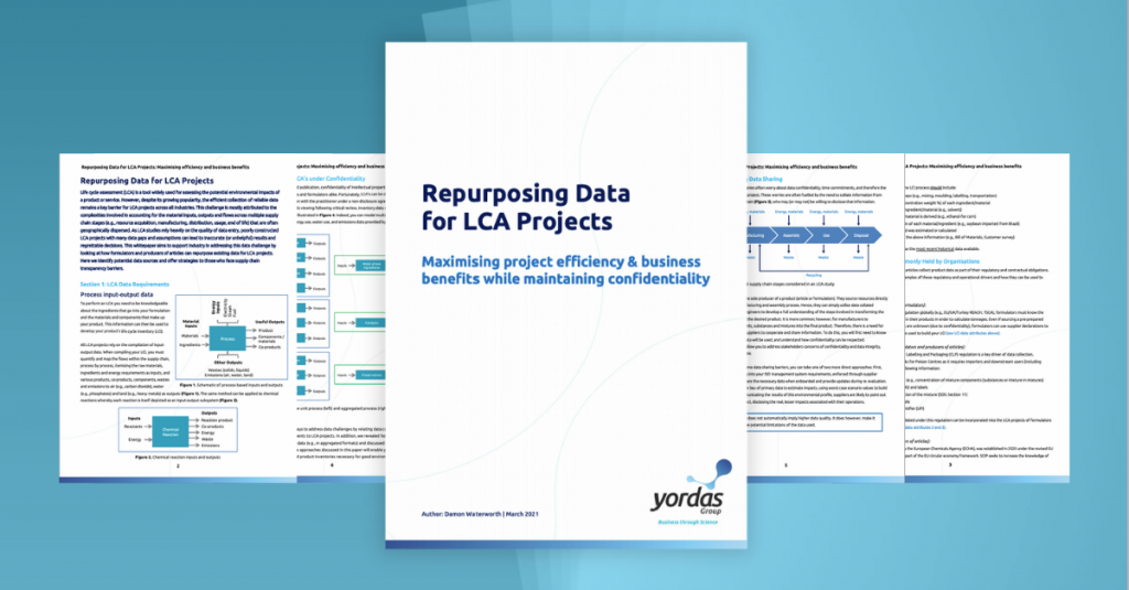 Whitepaper: Repurposing Data for LCA Projects - Chemical Industry Journal