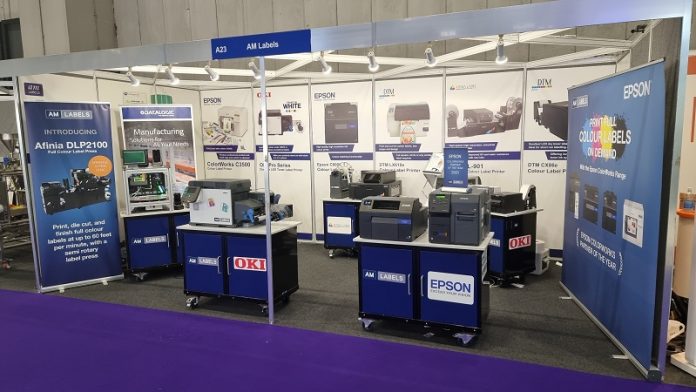 AM Labels Limited - PPMA Show 2021 stand