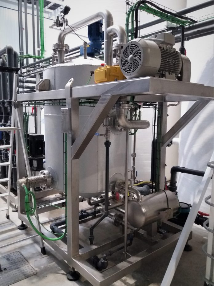 HRS Heat Exchangers will supply the LIFE Desirows project with a corrugated MVR evaporator