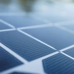 close up solar cell panel