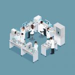 Science Lab Workplace Composition