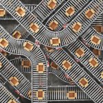 Conveyors with cardboard boxes on white background. 3d illustrat