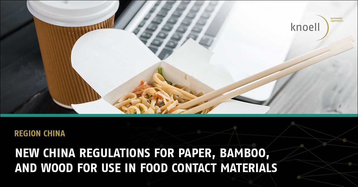 NEW REGULATIONS FOR FOOD CONTACT MATERIALS IN CHINA Chemical Industry Journal
