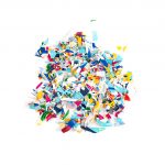 Plastic Particles Pile Isolated, Micro Plastics Garbage, Microplastics Pieces, Small Plastic Flakes