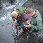 Basecamp Research’s Global Research team collecting environmental water samples