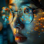 cyborg journalist reporting on global events with the insights o