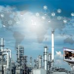 Industry 4.0 of oil and gas refining process of refinery plant,