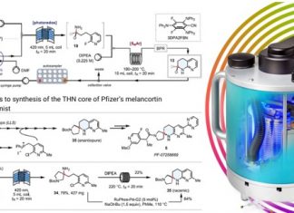 Photocatalysed flow method accelerates synthesis of potent MC4R antagonist