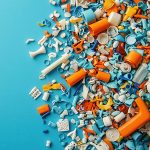 Material science durability concept. Durable bioplastics under impact testing, sustainable materials, ecofriendly durability solutions