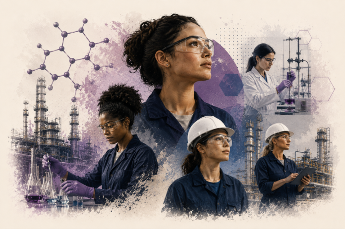 woman in chemical industry