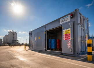 Be extra careful with hazardous storage in high temperatures