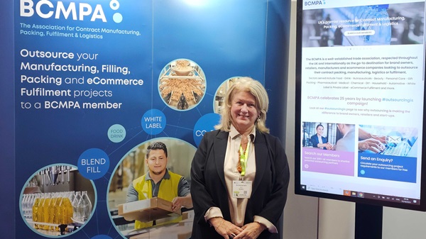 Emma Verkaik on the BCMPA stand at LPW 2025